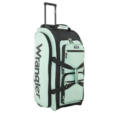 Imagem de Travelers Club Bolsa esportiva Wesley Rolling Seaform, grande, 76 cm, Forma do mar, Large 30-Inch, Bolsa esportiva Wesley com rodinhas