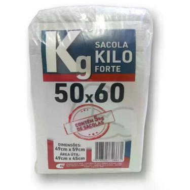 Imagem de Sacola Plastica 50X60 C/520UNID. Kilo Forte - Central PLAST