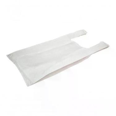 Imagem de Sacola Plástica 40x50 5 kg para Embalagens Diversas Reciclada Reforçada Creme Higipack