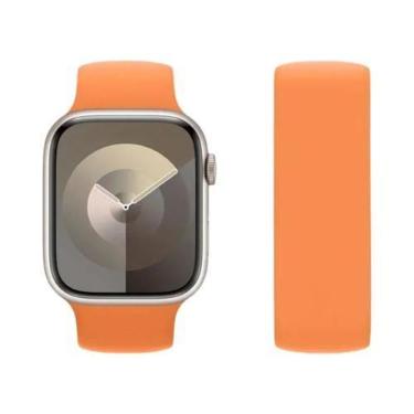 Imagem de Pulseira De Silicone Solo Loop Para Apple Watch De 44mm 45mm 46mm 49mm