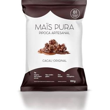 Imagem de Mais Pura Pipoca Artesanal Maïs Pura Sabor Cacau Original 100G