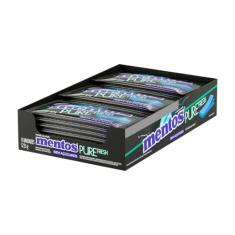Mentos Pure Fresh 3 Camadas Strong Mint - Goma de Mascar Sem Açúcar Sabor Menta Forte - Display 127,5g | 15x8,5g Mentos Pure Fresh 3 Camadas Strong Mint - Goma de Mascar Sem Açúcar Sabor Menta Forte - Display 127,5g | 15x8,5g
