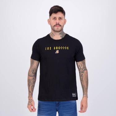 Imagem de Camiseta NBA Los Angeles Lakers Spell Preto, G