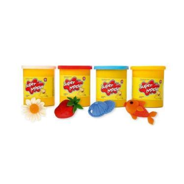 Imagem de Super Massa Para Modelar 4 Massinhas 4 Potes 140g Estrela