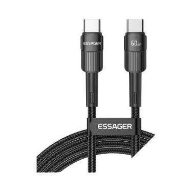 Imagem de Cabo USB Tipo C Para USB C De 60W, Carregador Rápido Para Macbook, Sam