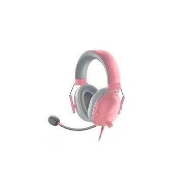 Imagem de Headset Gamer Razer BlackShark V2 X Quartz, Drivers 50mm, Som Surround 7.1 , P3, Rosa - RZ04-03240800