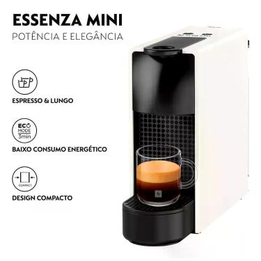 Imagem de Cafeteira Nespresso Essenza Mini Branca 220V, 220V, Branco, Essenza Mi