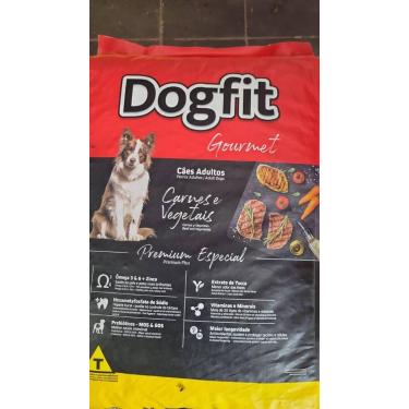 Imagem de Ração para cães adultos dogfit gourmet sabor carne 10kg - NACIONAL