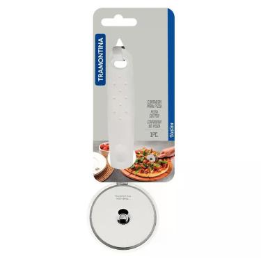Imagem de Cortador para Pizza Utilitá em Inox com Cabo Branco 25625180 Tramontin