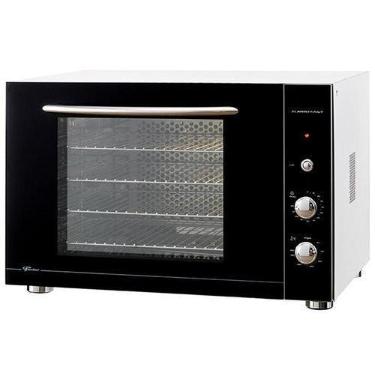 Imagem de Forno Elétrico Fischer Turbo Fast Bancada 80L, Preto e Branco, 220V