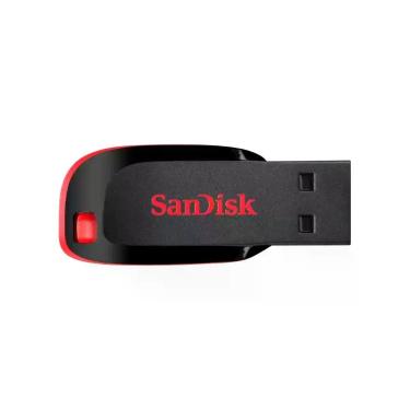Imagem de Pen Drive 64GB SanDisk Cruzer Blade, USB 2.0, Preto - SDCZ50-064G-B35