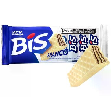 Imagem de Chocolate Bis Branco 100,8g Lacta, Branco