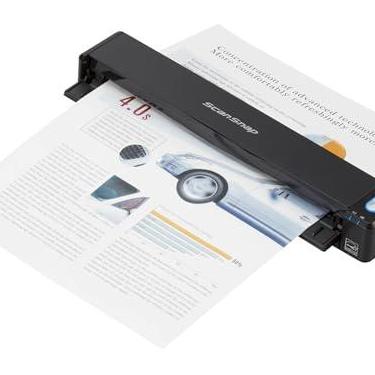 Imagem de ScanSnap Scanner portátil sem fio iX100 para Mac ou PC, preto