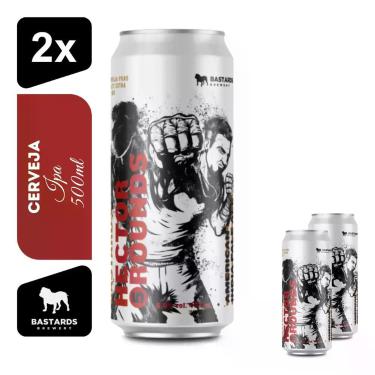 Imagem de Cerveja Bastards Hector 5 Rounds American Ipa 473ml Kit 2 Un - Cerveja