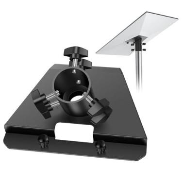 Imagem de Adaptador de tubo de 3ª geração, suporte de haste adaptador de tubo de 3ª geração para antenas padrão V3 compatível com bainha de teto para haste (20-40 mm) para varanda de garagem de telhado de casa