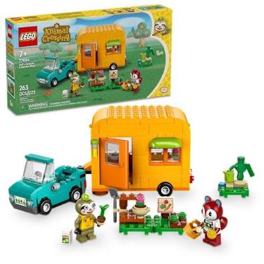 Imagem de LEGO Animal Crossing Trailer e loja de jardinagem do Leif 77054 (263 Peças)