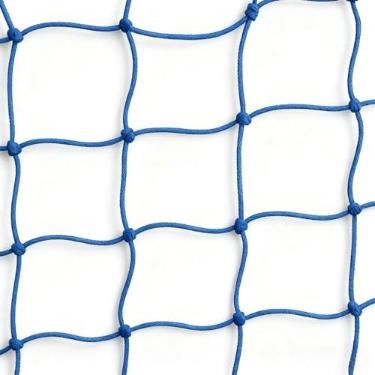 Imagem de Rede De Vôlei 5m X 1m Fio De Nylon Com Proteção Uv Sem Faixa Ideal Para Praia E Quadra Rede De Vôlei De Praia(AZUL)