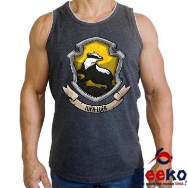 Imagem de Regata Lufa Lufa 100% Algodão Harry Potter Hogwarts Hufflepuff Camiset