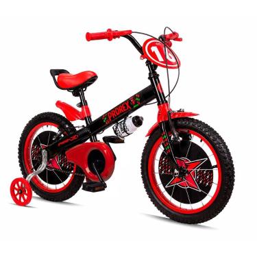 Imagem de Bicicleta Infantil Aro 16 Menino 4, 5 Anos Prorex com Rodinha Garrafin