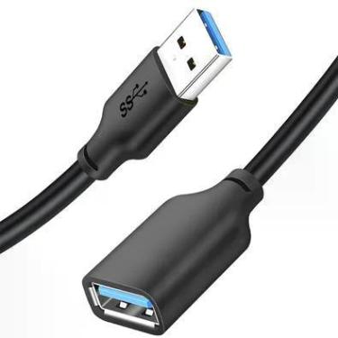 Imagem de Cabo Extensor Extensão USB3.0 Macho X Fêmea, 50cm - Cabletime