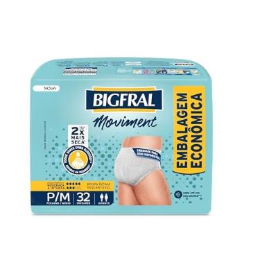 Imagem de Roupa Íntima Bigfral Moviment P/M 32 Unidades