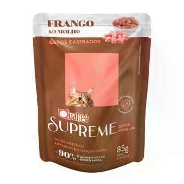Imagem de Ração Úmida Quatree Supreme Para Gatos Castrados Sabor Frango 85g