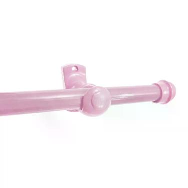 Imagem de Varão Simples 3m para Cortina Bastão 19mm com Suporte Janela - EMPÓRIO