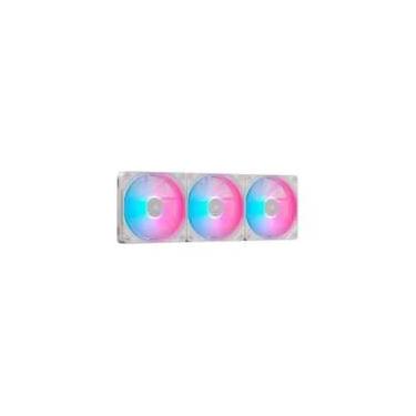 Imagem de Kit com 3 Ventoinhas Corsair LX RGB Series, iCUE LINK LX120, 120mm, Branco - CO-9051030-WW