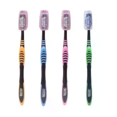 Imagem de Kit C/ 24 Escova De Dentes Adulto Macia Infinity Black - - IAMO