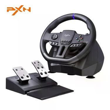Imagem de Volante de corrida para PC PXN V900 GEN2 270/900 com pedais RGB