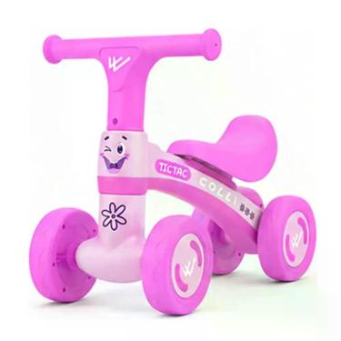 Imagem de Quadriciclo bicicleta de equilíbrio infantil colli tic tac roxo