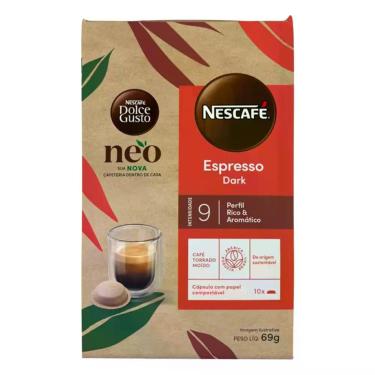 Imagem de Pack com 4 Pacotes Cápsula Espresso Dark Dolce Gusto Neo 69g - Dolce G