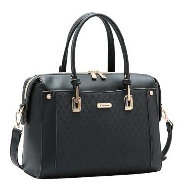 Imagem de Bolsa Feminina Chenson Original Textura Chic 3485301 Preta