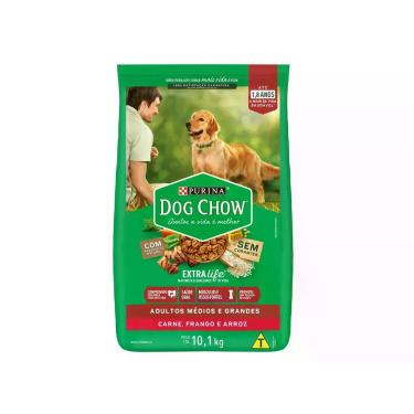 Imagem de Ração Premium para Cachorro Dog Chow ExtraLife  - Adulto Carne Frango 