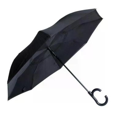 Imagem de Guarda-chuva Invertido 105cm Automático Preto  Fazzoletti