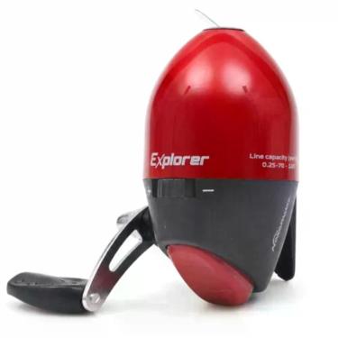 Imagem de Carretilha Spin Cast Explorer Nakamura com Sistema de Drag e Alarme Sonoro Vermelho Maruri Fishing 138G