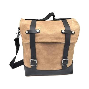 Imagem de Bolsa Lateral De Motocicleta Retrô Impermeável De Grande Capacidade, B