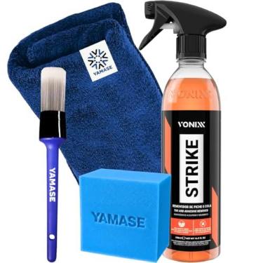 Imagem de Strike 500ml Removedor de Cola Risco de Caneta Canetinha Vonixx Pano Pincel Espuma Yamase