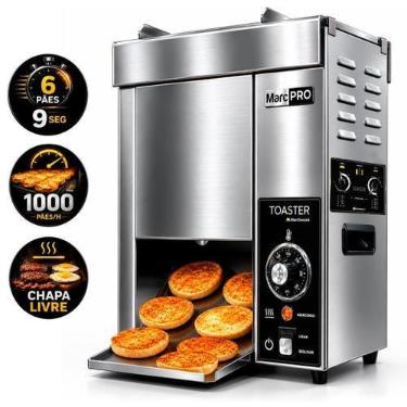 Imagem de Tostadeira Pão Vertical Marchesoni Marcpro 2000W Inox