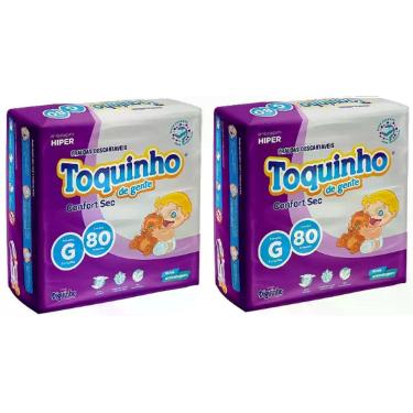 Imagem de Kit Fralda Toquinho Confort Sec Hiper (Dia & Noite) Tam G - ATACADO BA