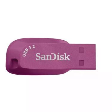 Imagem de Pen Drive 64GB SanDisk Ultra Shift, USB 3.2, Roxo - SDCZ410-064G-G46CO