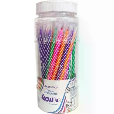 Imagem de Caneta Esferografica WOW FUN 0.7MM 5CORES - Leonora