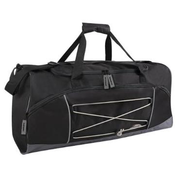 Imagem de Bolsa esportiva de 60 litros, 66 polegadas – Bolsa esportiva extra grande para viagem para homens e mulheres, Preto, 26 x 11.5 x 12 inches, Esportivo