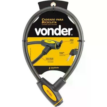 Imagem de Cadeado Para Bicicleta 60cm Plastificado Vonder