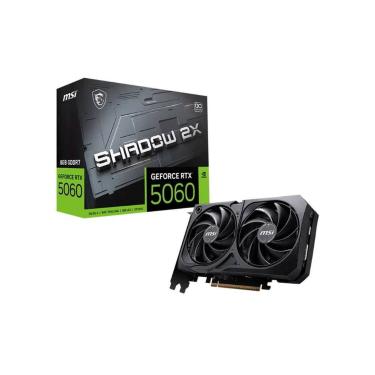 Imagem de Placa de Video MSI Geforce RTX 5060 8G Shadow 2X OC 8GB GDDR7 128 BITS