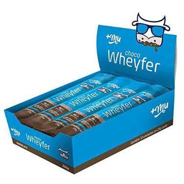 Imagem de Barra Whey Protein sabor Chocolate +Mu Caixa 12 un