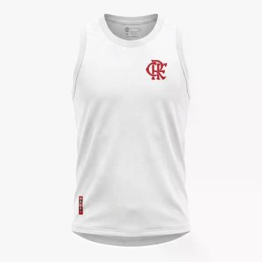 Imagem de Regata Flamengo Masculina Licenciada Betel Nacao Original Cor:BrancoTa