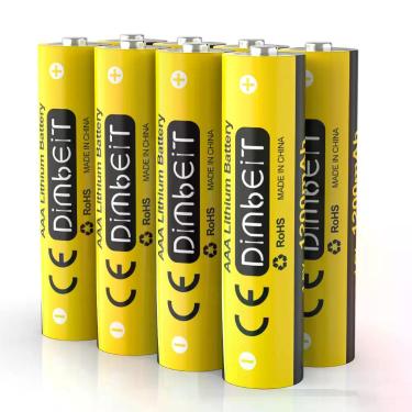 Imagem de Bateria Dimbeit AAA de Lítio 1200 mAh 1,5 V (8 unidades)