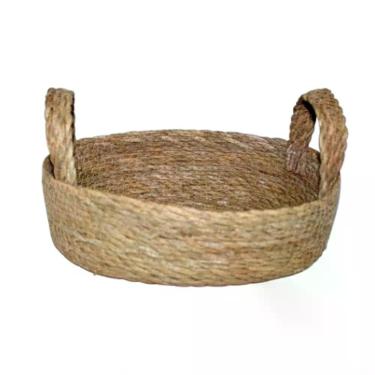 Imagem de Cesta Terra Oval Em Fibra Natural Com Alça L25xp18xa7