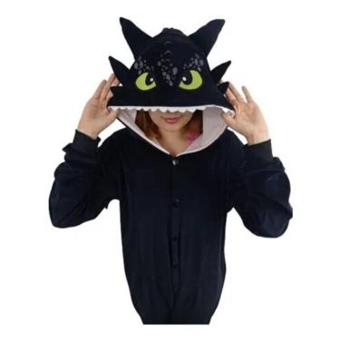 Imagem de Pijama Banguela Como Treinar Seu Dragão Kigurumi Unissex - Fantasy Lon